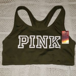 Pink Sports bra